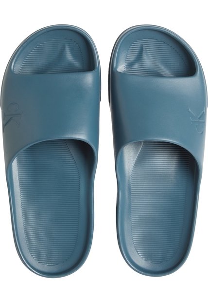 Sandalias Verde Tipo Slide Con Diseño Moderno Calvin Klein