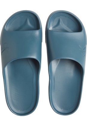 Sandalias Verde Tipo Slide Con Diseño Moderno Calvin Klein