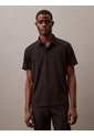Polo Negro De Manga Corta En Algodón Supima Calvin Klein de Calvin Klein