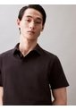 Polo Negro De Manga Corta En Algodón Supima Calvin Klein de Calvin Klein