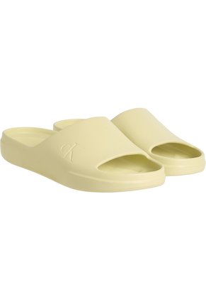 Sandalias Verde Tipo Slide Con Diseño Moderno Calvin Klein