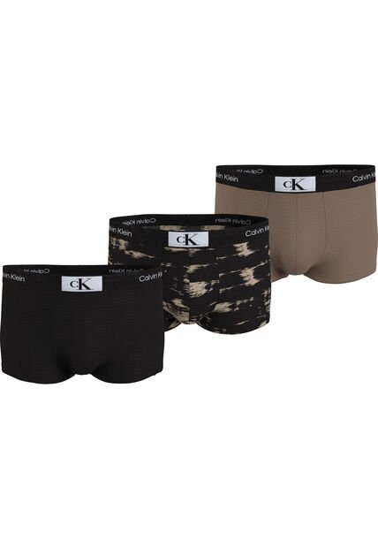 Paquete Multicolor De 3 Bóxers Low Rise Trunk Calvin Klein