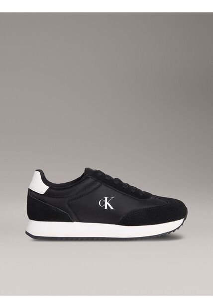 Tenis Multicolor Runner De Cuero Calvin Klein