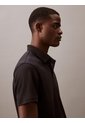 Polo Negro De Manga Corta En Algodón Supima Calvin Klein de Calvin Klein