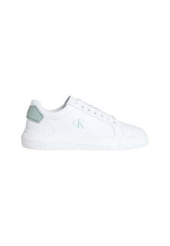 Tenis Blanco Chunky Cupsole De Cuero Calvin Klein Calvin Klein