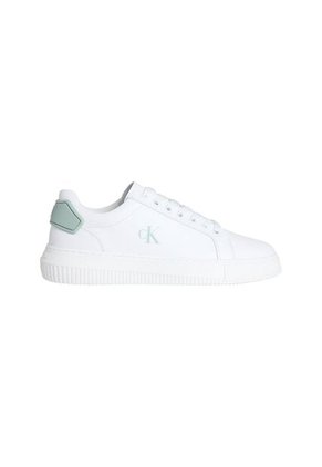 Tenis Blanco Chunky Cupsole De Cuero Calvin Klein