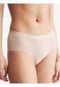 Pantie Beige Tipo Hispter Con Logo Calvin Klein de Calvin Klein