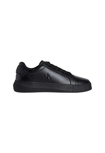 Tenis Negro Chunky Cupsole De Cuero Calvin Klein
