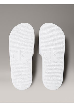 Sandalias Multicolor Slide Con Monograma Calvin Klein