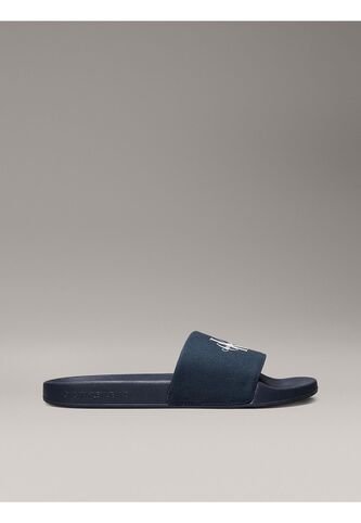 Sandalias Negro De Lona Calvin Klein Calvin Klein