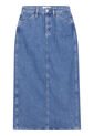Falda Azul Larga Denim Calvin Klein de Calvin Klein