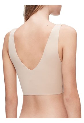 Bralette Beige Lined Invisible Calvin Klein