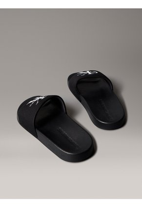Sandalias Multicolor Slide Con Monograma Calvin Klein