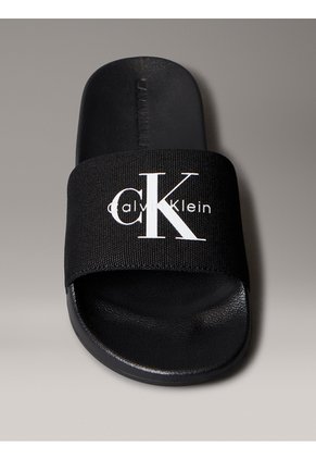 Sandalias Multicolor Slide Con Monograma Calvin Klein