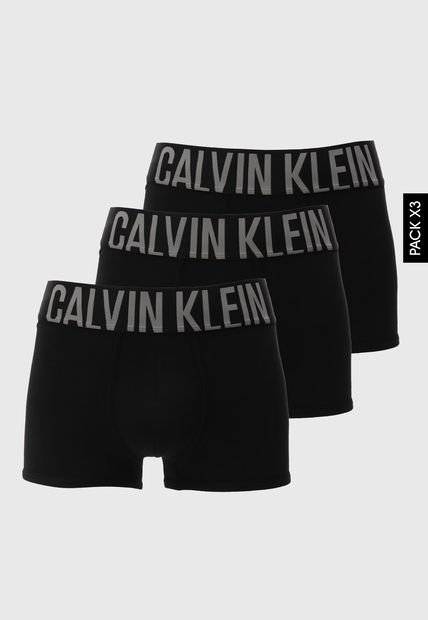 Bóxer Trío Calvin Klein Negro