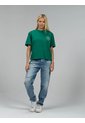 Camiseta Verde Boxy Con Estampado De Logo Calvin Klein de Calvin Klein