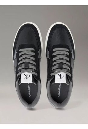 Tenis Negro De Cuero Calvin Klein