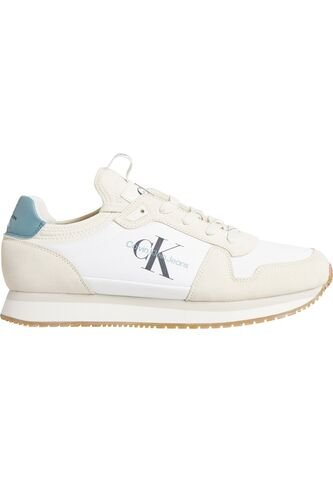 Tenis Blanco Deportivos Con Suela Dentada Calvin Klein Calvin Klein