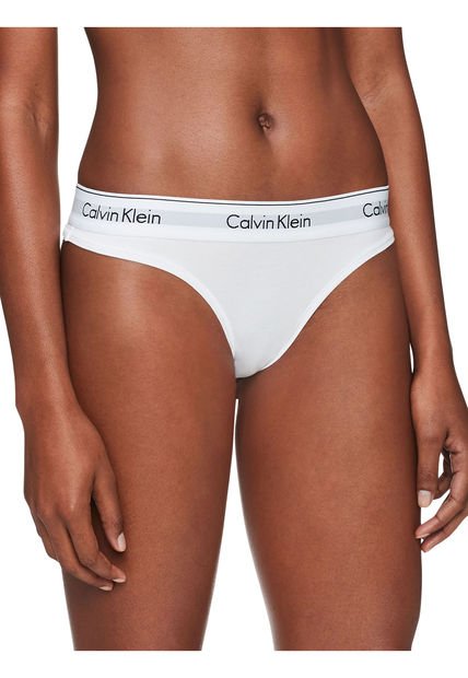 Pantie Cotton Blanco Calvin Klein