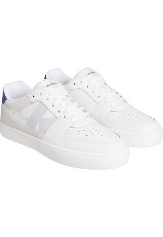 Tenis Blanco Clásicos Con Detalle De Gamuza Calvin Klein Calvin Klein