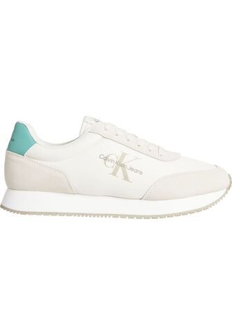Tenis Blanco Retro Runner Con Monograma Calvin Klein Calvin Klein