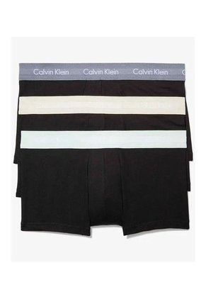 Pack De 3 Boxer Negros Low Rise Trunk Para Hombre Calvin Klein