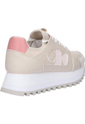 Tenis Beige Runner De Plataforma Calvin Klein