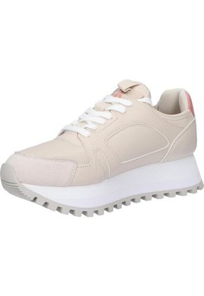 Tenis Beige Runner De Plataforma Calvin Klein