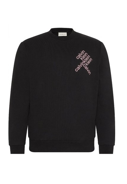Buzo Negro Con Logo Gráfico Calvin Klein
