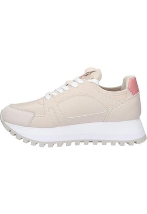 Tenis Beige Runner De Plataforma Calvin Klein