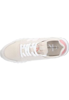 Tenis Beige Runner De Plataforma Calvin Klein