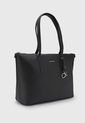 Bolso Negro-Plateado Calvin Klein de Calvin Klein