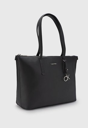Bolso Negro-Plateado Calvin Klein