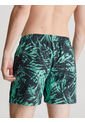 Bermuda De Baño Verde De Largo Medio Con Cordón - CK Print Calvin Klein de Calvin Klein