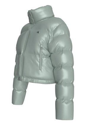 Chaqueta De Plumas Cropped Para Mujer Calvin Klein