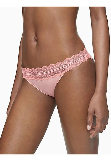 Pantie Rosada Tipo Bikini En Microfibra Para Mujer Calvin Klein