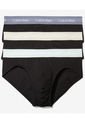 Pack Negros De 3 Calzoncillos En Algodón Calvin Klein de Calvin Klein