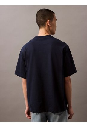 Camiseta Azul Con Logotipo Hero Calvin Klein