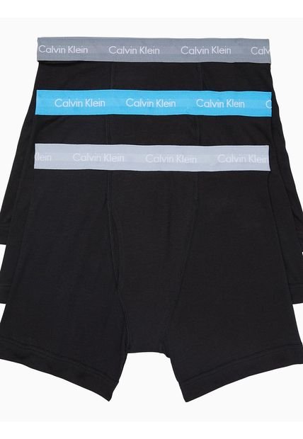 Pack De 3 Bóxers De Tiro Bajo  Cotton Stretch Calvin Klein