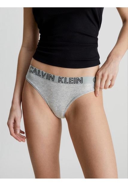 Pantie Gris En Algodón Tipo Bikini Para Mujer Calvin Klein