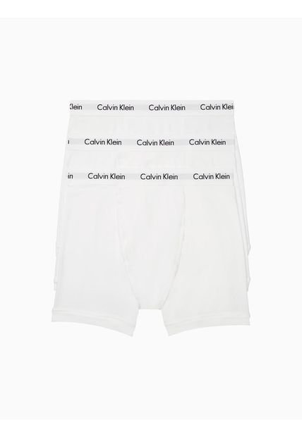 3 Pack De Boxer Blancos En Algodón Calvin Klein