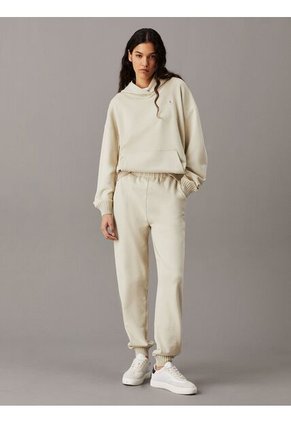 Pantalón Gris De Chándal De Felpa De Algodón Calvin Klein