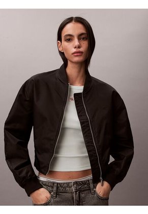 Camiseta Verde De Tirantes Acanalada Con Etiqueta De Monograma Calvin Klein