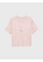 Camiseta Rosada Con Monograma Boxy Para Niña Calvin Klein de Calvin Klein