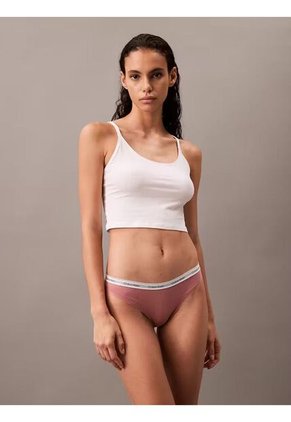 Pantie Rosado Tipo Bikini Clásicas - Modern Logo Calvin Klein