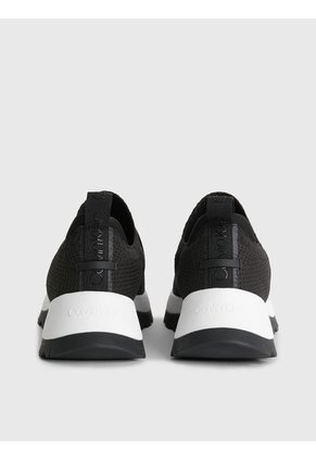 Tenis Slip On De Punto Reciclado Mujer Negro Calvin Klein