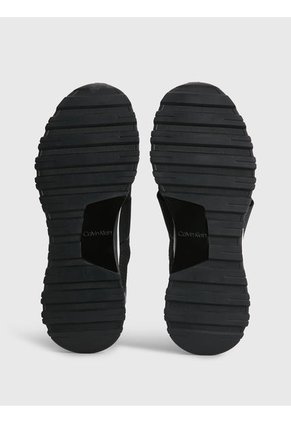 Tenis Slip On De Punto Reciclado Mujer Negro Calvin Klein
