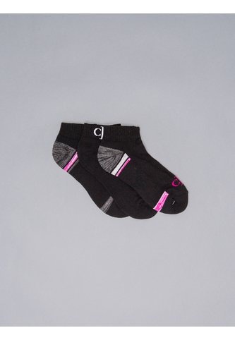 Pack Negro De 3 De Medias Con Monograma Calvin Klein Calvin Klein