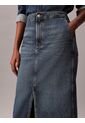 Falda Azul Denim Con Efecto Teñido Carpenter Calvin Klein de Calvin Klein