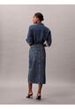 Falda Azul Denim Con Efecto Teñido Carpenter Calvin Klein de Calvin Klein